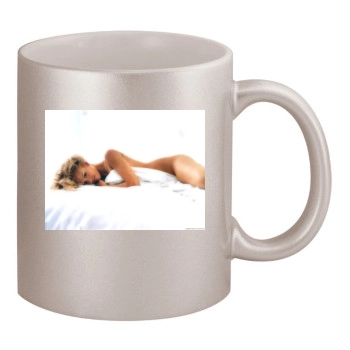 Jessica Alba 11oz Metallic Silver Mug