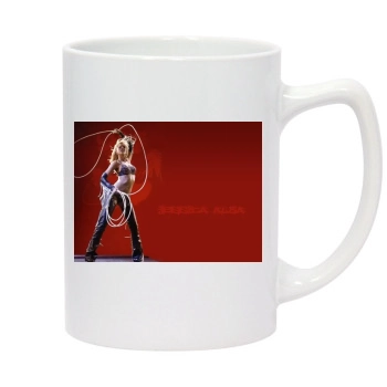 Jessica Alba 14oz White Statesman Mug