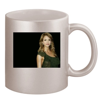 Jessica Alba 11oz Metallic Silver Mug