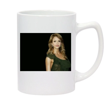 Jessica Alba 14oz White Statesman Mug