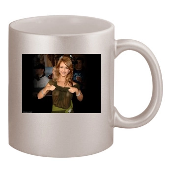 Jessica Alba 11oz Metallic Silver Mug