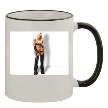 Jessica Alba 11oz Colored Rim & Handle Mug