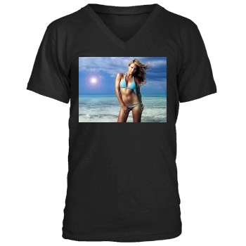 Jessica Alba Men's V-Neck T-Shirt