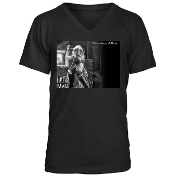 Jessica Alba Men's V-Neck T-Shirt