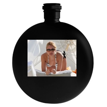 Jessica Alba Round Flask