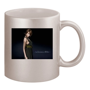 Jessica Alba 11oz Metallic Silver Mug