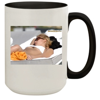 Jessica Alba 15oz Colored Inner & Handle Mug