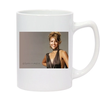 Jessica Alba 14oz White Statesman Mug