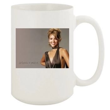 Jessica Alba 15oz White Mug