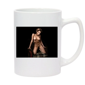 Jessica Alba 14oz White Statesman Mug