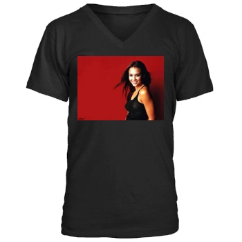 Jessica Alba Men's V-Neck T-Shirt