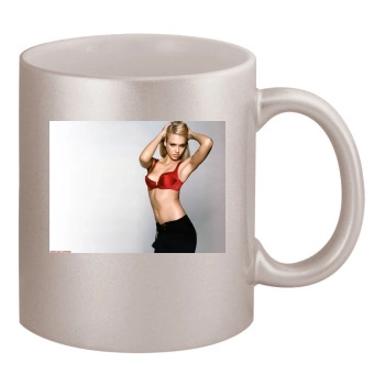 Jessica Alba 11oz Metallic Silver Mug