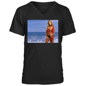 Jessica Alba Men's V-Neck T-Shirt