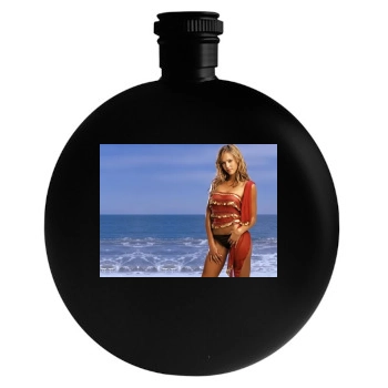 Jessica Alba Round Flask