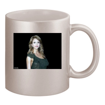 Jessica Alba 11oz Metallic Silver Mug