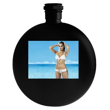 Jessica Alba Round Flask