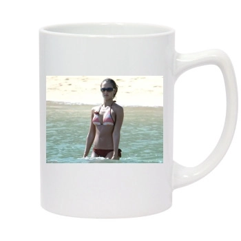 Jessica Alba 14oz White Statesman Mug