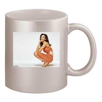 Jessica Alba 11oz Metallic Silver Mug