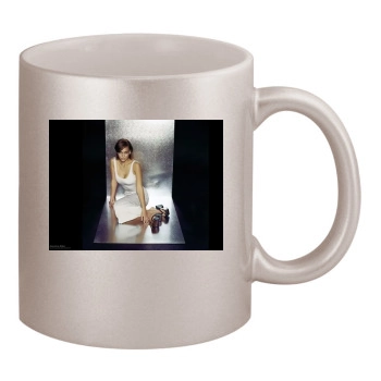 Jessica Alba 11oz Metallic Silver Mug