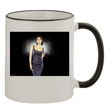 Jessica Alba 11oz Colored Rim & Handle Mug