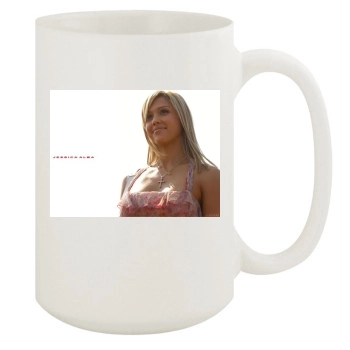 Jessica Alba 15oz White Mug