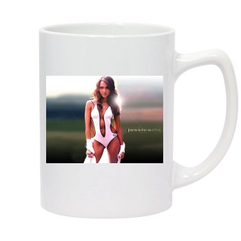 Jessica Alba 14oz White Statesman Mug