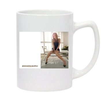 Jessica Alba 14oz White Statesman Mug