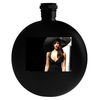 Jessica Alba Round Flask