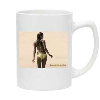 Jessica Alba 14oz White Statesman Mug