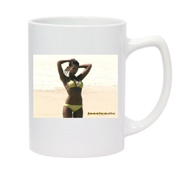 Jessica Alba 14oz White Statesman Mug