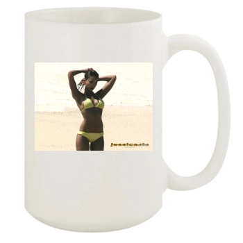 Jessica Alba 15oz White Mug