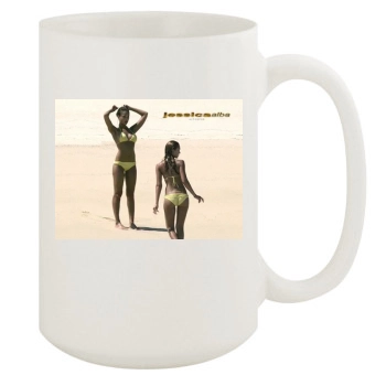 Jessica Alba 15oz White Mug