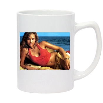 Jessica Alba 14oz White Statesman Mug