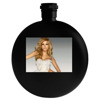 Jessica Alba Round Flask