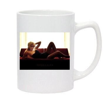 Jessica Alba 14oz White Statesman Mug