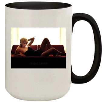 Jessica Alba 15oz Colored Inner & Handle Mug