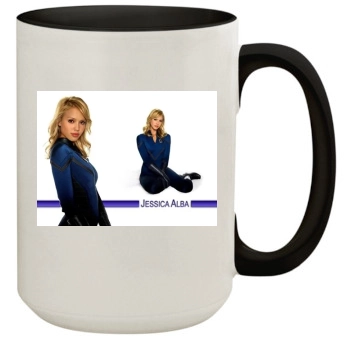 Jessica Alba 15oz Colored Inner & Handle Mug