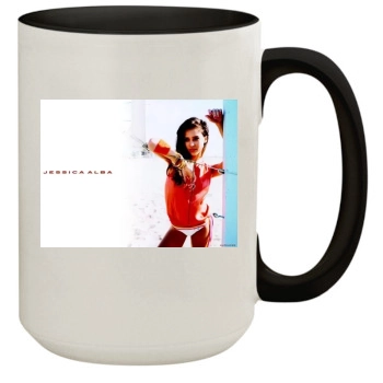 Jessica Alba 15oz Colored Inner & Handle Mug