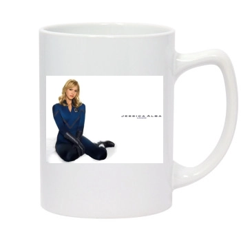 Jessica Alba 14oz White Statesman Mug