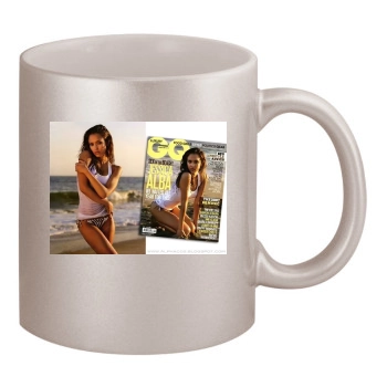 Jessica Alba 11oz Metallic Silver Mug