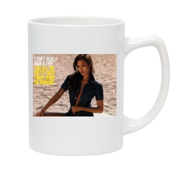 Jessica Alba 14oz White Statesman Mug