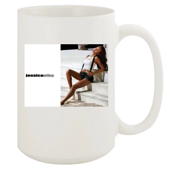 Jessica Alba 15oz White Mug