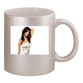 Jessica Alba 11oz Metallic Silver Mug