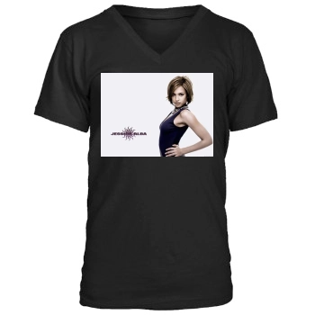 Jessica Alba Men's V-Neck T-Shirt