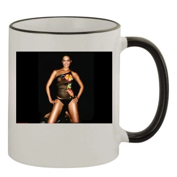 Jessica Alba 11oz Colored Rim & Handle Mug