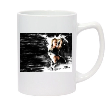 Jessica Alba 14oz White Statesman Mug