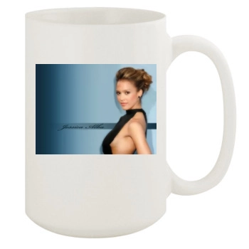 Jessica Alba 15oz White Mug