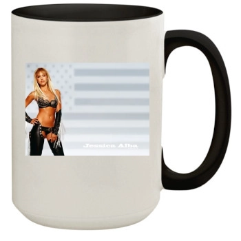 Jessica Alba 15oz Colored Inner & Handle Mug