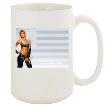 Jessica Alba 15oz White Mug