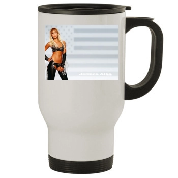 Jessica Alba Stainless Steel Travel Mug